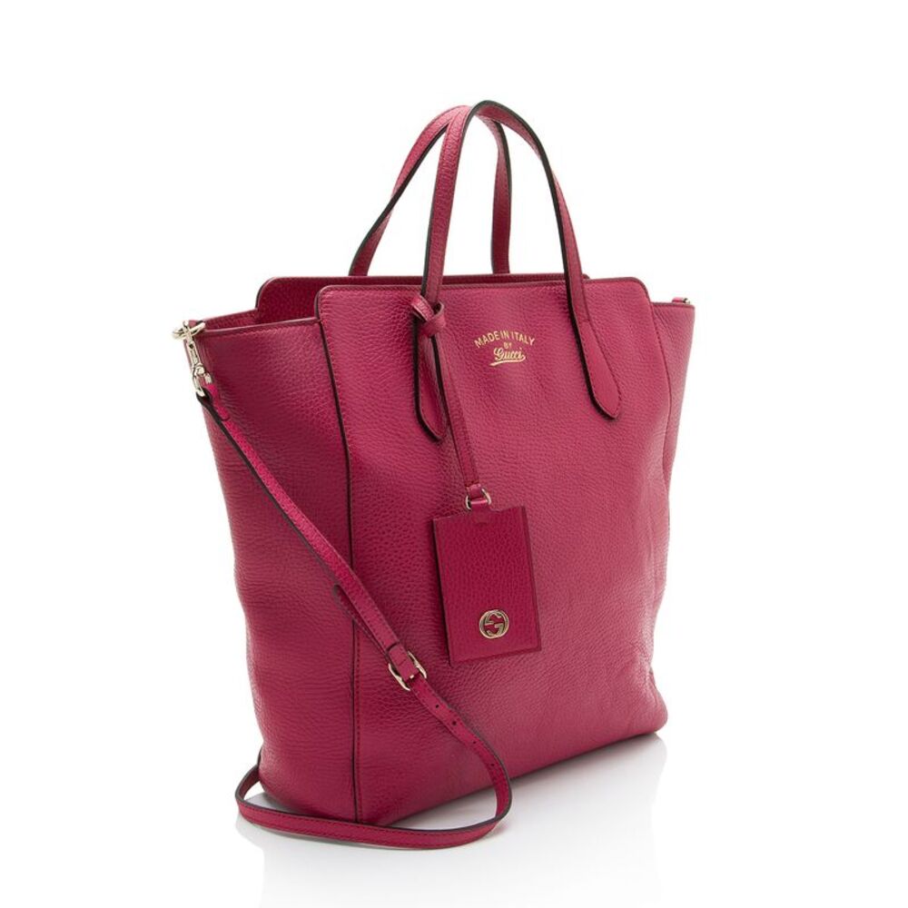 Gucci Leather Swing Tall Tote - Picture 2 of 16